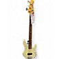 Used Sterling by Music Man 4H White Sparkle Electric Bass Guitar thumbnail
