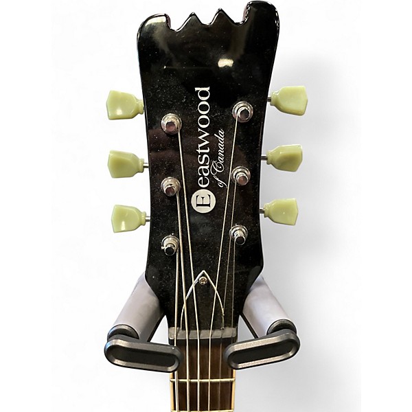 Used Eastwood SIDEJACK BARITONE Black Baritone Guitars