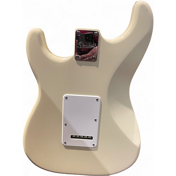 Used Squier Standard Stratocaster White Solid Body Electric Guitar