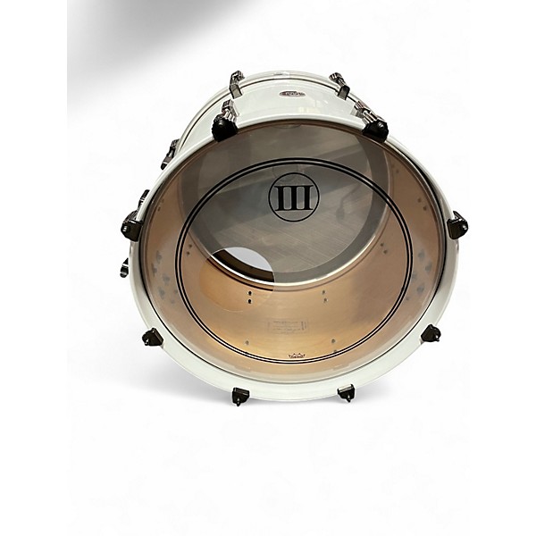 Used WFLIII Drums 3 Piece BOP KIT Arctic White Drum Kit