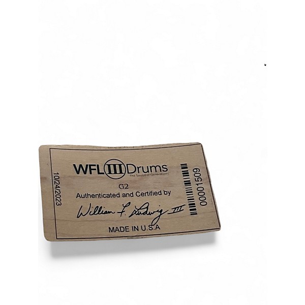 Used WFLIII Drums 3 Piece BOP KIT Arctic White Drum Kit