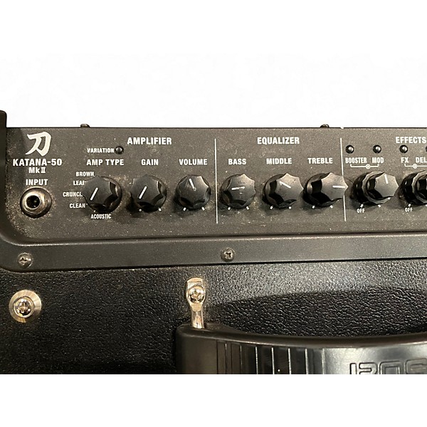 Used Fender Mustang LT50 50W 1x12 Guitar Combo Amp