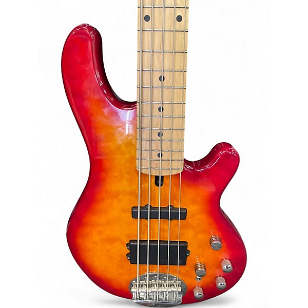 Used Lakland SKYLINE SERIES 5502 RED  Electric Bass Guitar