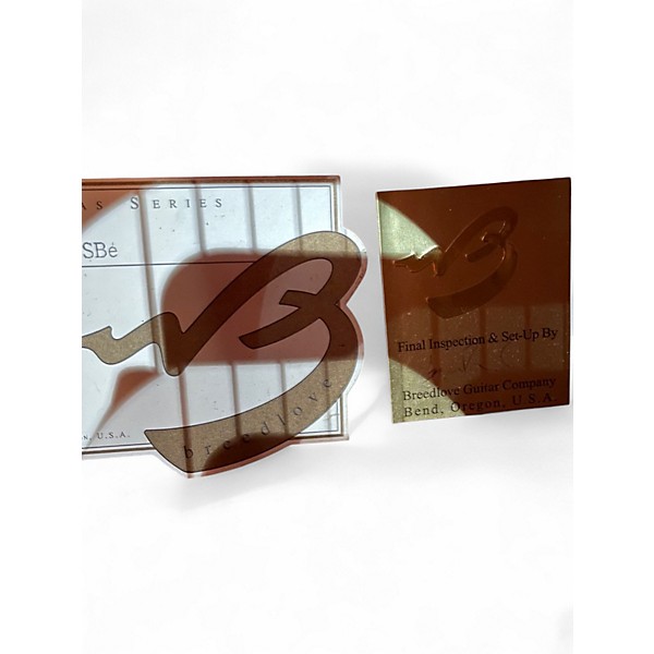 Used Breedlove Passport PLUS C250/SBE Natural Acoustic Electric Guitar