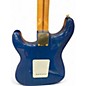 Used 2008 Fender DELUXE PLAYER STRATOCASTER Blue Solid Body Electric Guitar
