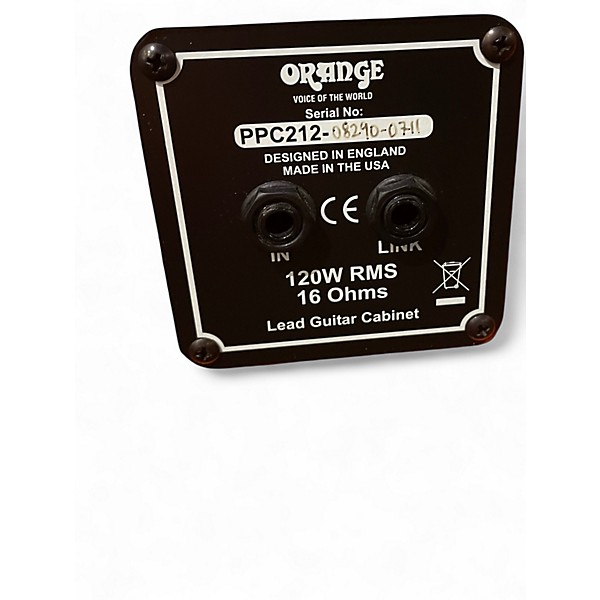 Used Orange Amplifiers PPC212 120-Watt 2x12" Guitar Cabinet Guitar Cabinet