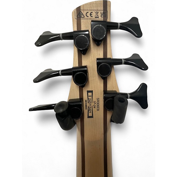 Used Ibanez SR306 Satin Black Electric Bass Guitar