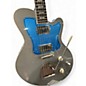 Used Kauer Guitars Starliner Silver and Blue Solid Body Electric Guitar