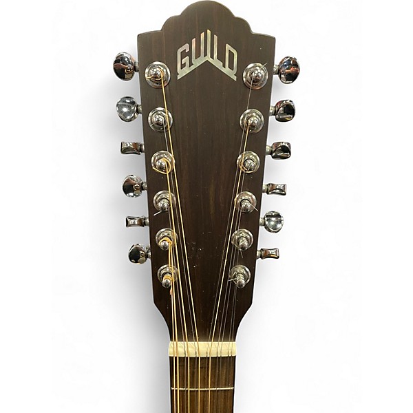 Used Guild F2512E NATURAL 12 String Acoustic Electric Guitar