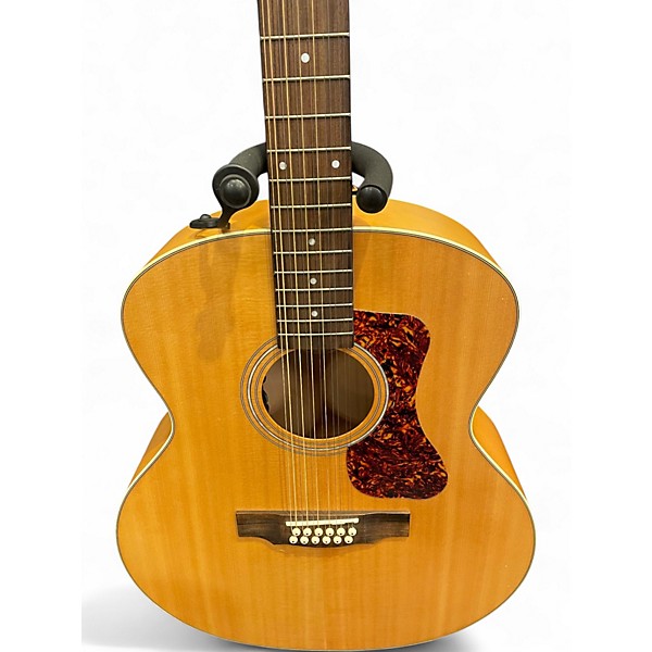 Used Guild F2512E NATURAL 12 String Acoustic Electric Guitar