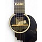 Used Martin DX Johnny Cash Black Acoustic Electric Guitar