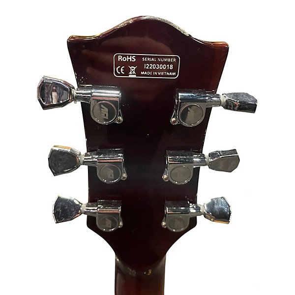 Used Iyv ijz-300A TSB jazz Tobacco Sunburst Hollow Body Electric Guitar