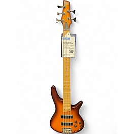 Used Ibanez SR375M 2 Color Sunburst Electric Bass Guitar