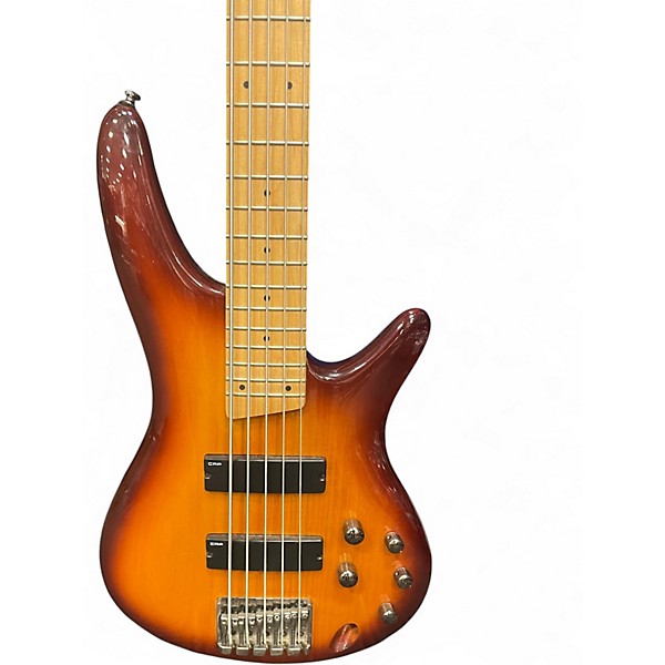 Used Ibanez SR375M 2 Color Sunburst Electric Bass Guitar
