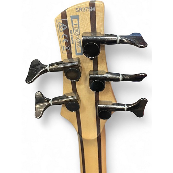 Used Ibanez SR375M 2 Color Sunburst Electric Bass Guitar