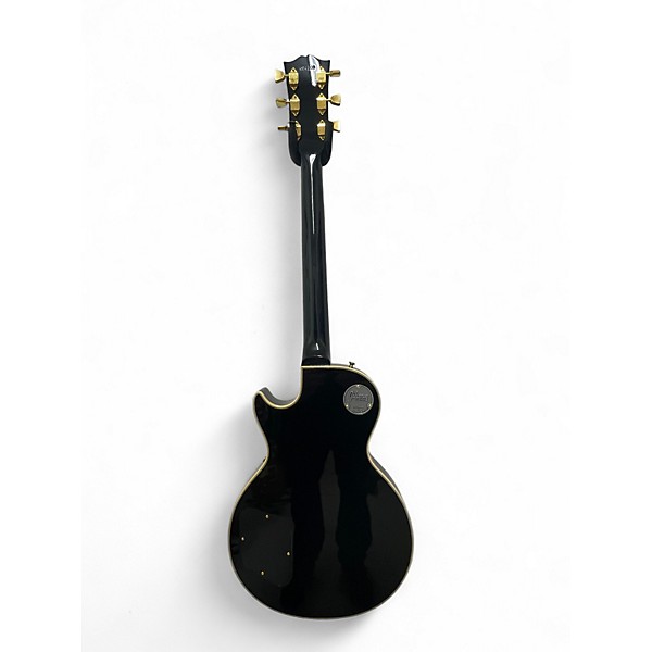 Used Gibson 1968 Les Paul Custom Reissue Black Solid Body Electric Guitar