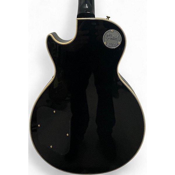 Used Gibson 1968 Les Paul Custom Reissue Black Solid Body Electric Guitar