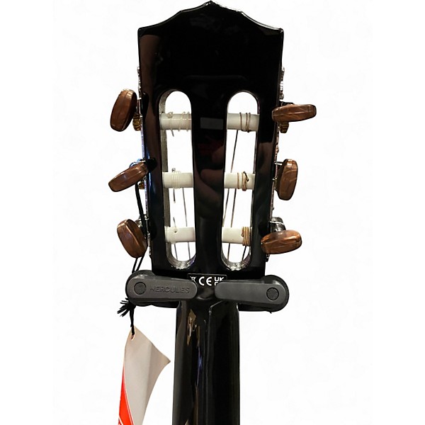 Used Fender cn140sce Black Classical Acoustic Electric Guitar