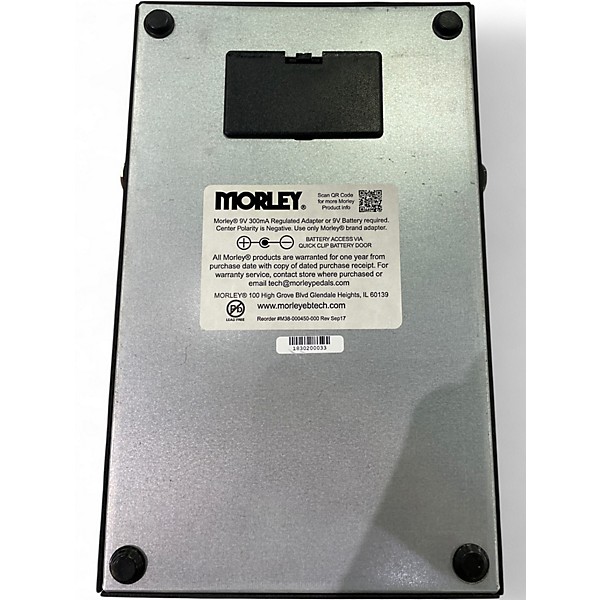 Used Morley Steve Vai Bad Horsie Wah Effect Pedal