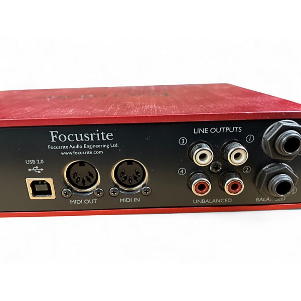 Used Focusrite Scarlett 2i4 Audio Interface