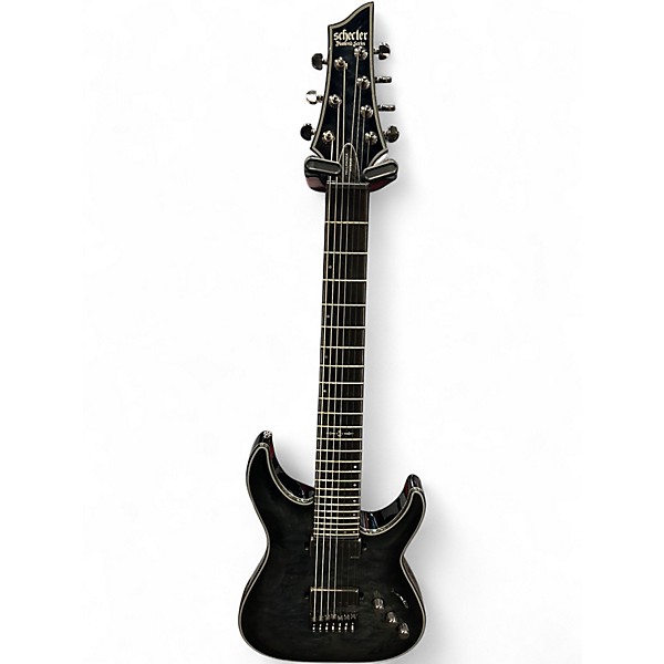 Used Schecter Guitar Research Hellraiser C7 7 String Charcoal Solid Body Electric Guitar