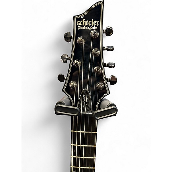 Used Schecter Guitar Research Hellraiser C7 7 String Charcoal Solid Body Electric Guitar