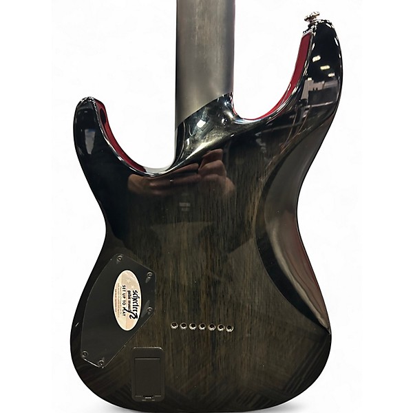 Used Schecter Guitar Research Hellraiser C7 7 String Charcoal Solid Body Electric Guitar