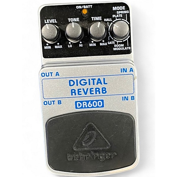 Used Behringer DR600 Digital Stereo Reverb Effect Pedal