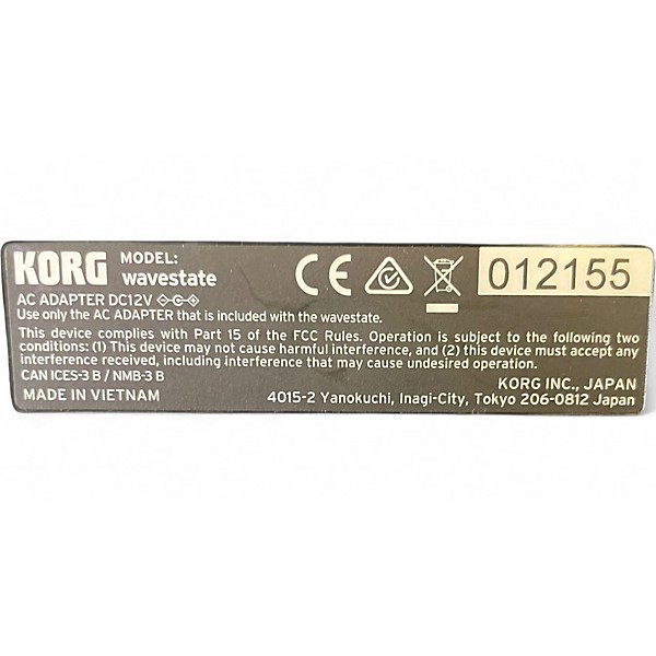 Used KORG WAVESTATE Synthesizer