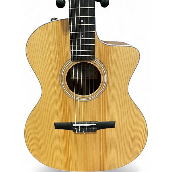 Used Taylor 214CEN Natural Classical Acoustic Electric Guitar