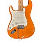 Used Fender Player Stratocaster Left Handed Orange Solid Body Electric Guitar thumbnail