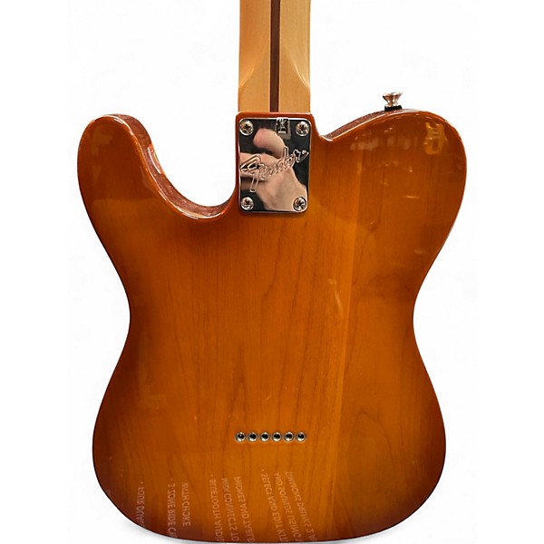 Used Fender USA Pro Standard Telecaster Amber Solid Body Electric Guitar