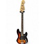 Used Fender American Elite Precision Bass Sunburst Electric Bass Guitar thumbnail