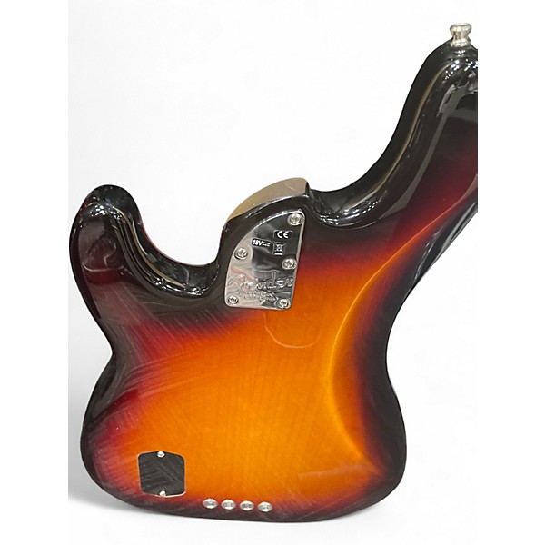 Used Fender American Elite Precision Bass Sunburst Electric Bass Guitar