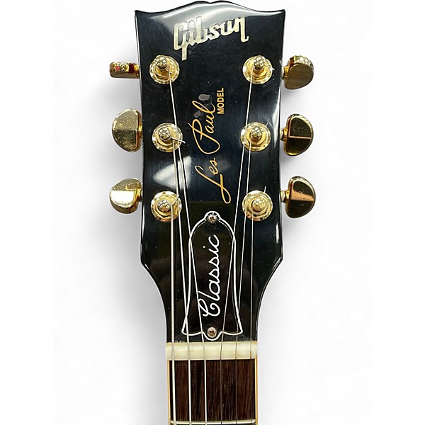 Used 2017 Gibson Les Paul Classic Cherry Sunburst Solid Body Electric Guitar