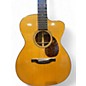 Used Bourgeois OMC Natural Acoustic Electric Guitar