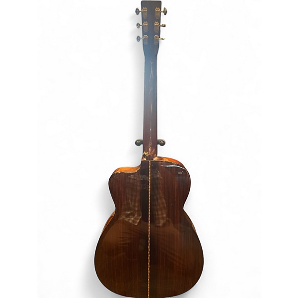 Used Bourgeois OMC Natural Acoustic Electric Guitar