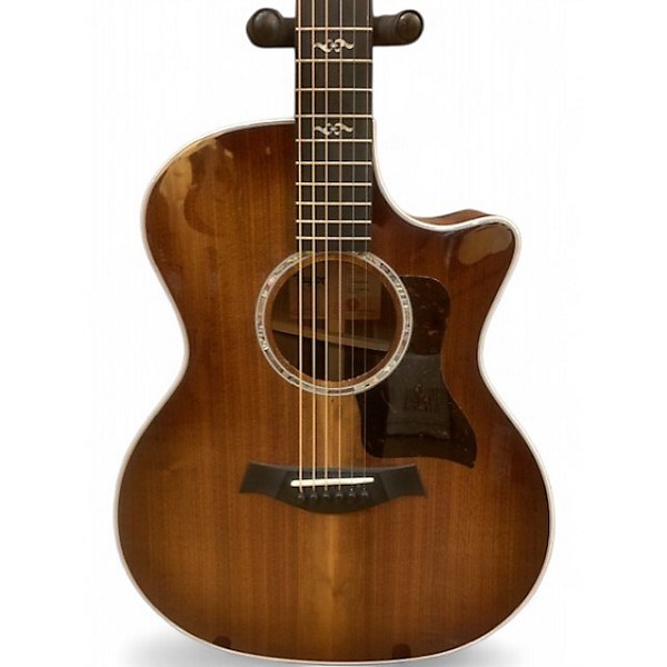 Used 2023 Taylor Taylor 424ce Walnut Special Edition Grand Auditorium Shaded Edge Burst Acoustic Electric Guitar