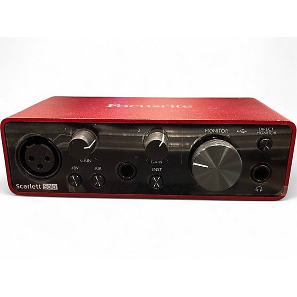 Used Focusrite Scarlett Solo Gen 3 Audio Interface