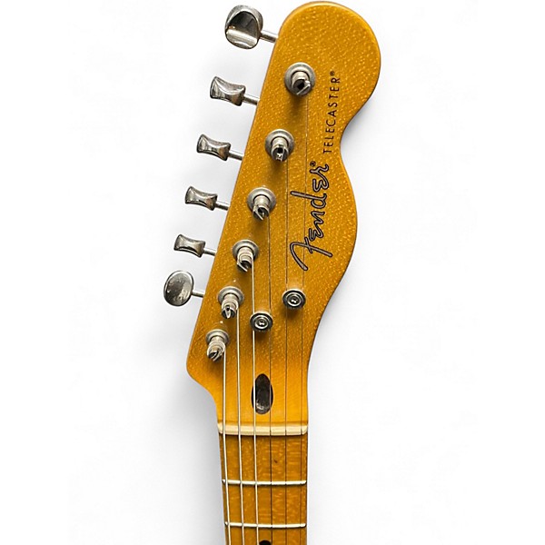 Used Fender Modern Player Telecaster Thinline Deluxe 2 Tone Sunburst Hollow Body Electric Guitar