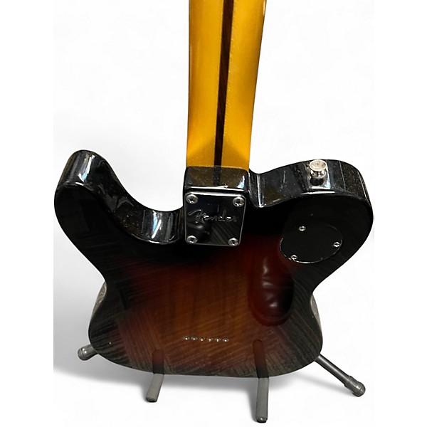 Used Fender Modern Player Telecaster Thinline Deluxe 2 Tone Sunburst Hollow Body Electric Guitar