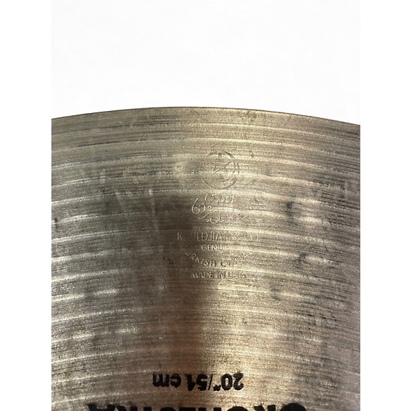 Used Zildjian 20in K SUSPENDED ORCHESTRA Cymbal