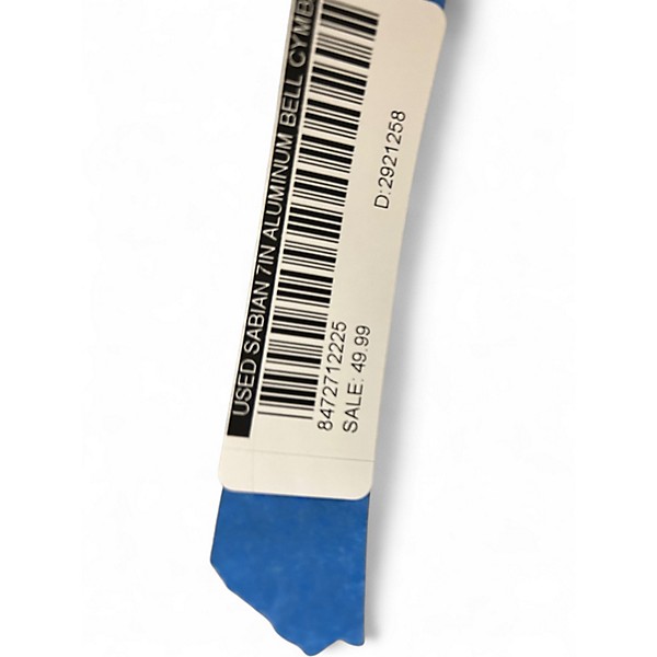 Used SABIAN 7in Aluminum Bell Cymbal