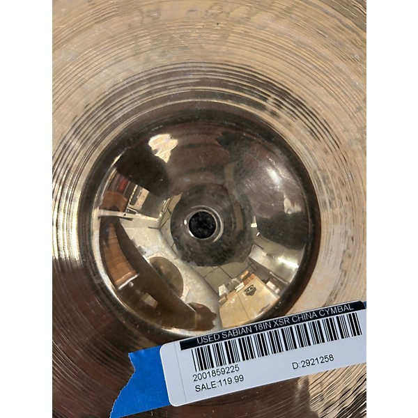 Used SABIAN 18in XSR China Cymbal