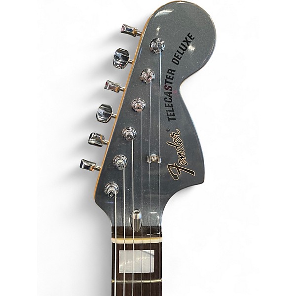 Used Fender Chris Shiflett Cleaver Telecaster Deluxe Charcoal Frost Metallic Solid Body Electric Guitar