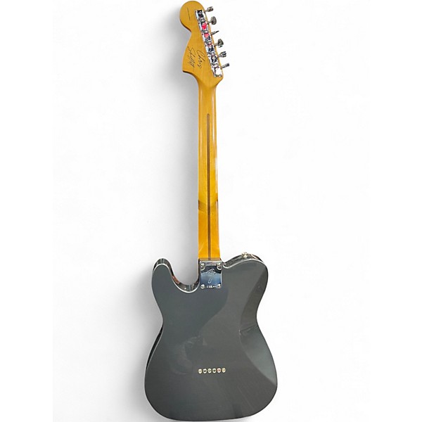 Used Fender Chris Shiflett Cleaver Telecaster Deluxe Charcoal Frost Metallic Solid Body Electric Guitar