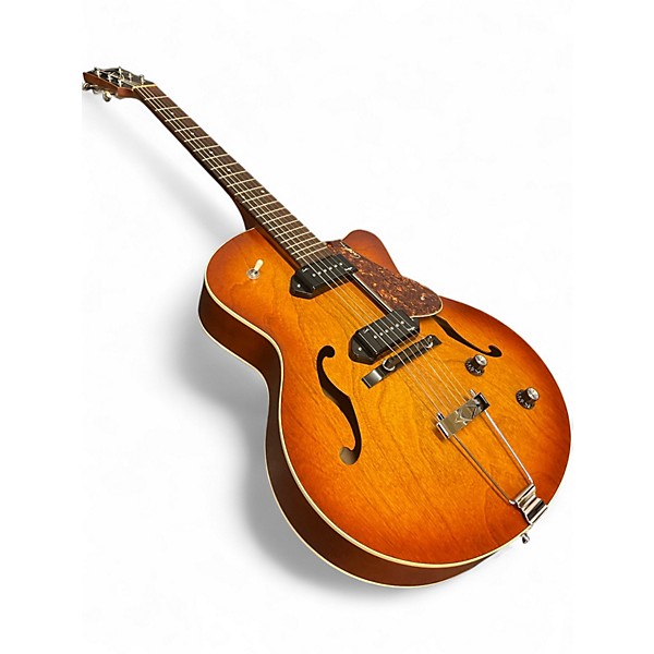 Used Godin 5th Avenue Kingpin II Cognac Burst Hollow Body Electric Guitar