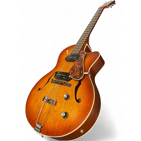 Used Godin 5th Avenue Kingpin II Cognac Burst Hollow Body Electric Guitar