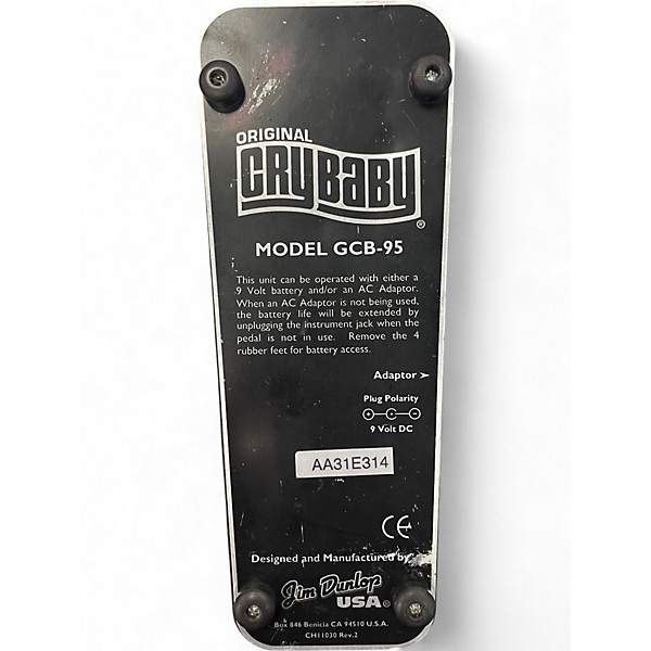 Used Dunlop GCB95TB Wah Effect Pedal