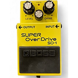 Used BOSS SD1 Super Overdrive Effect Pedal
